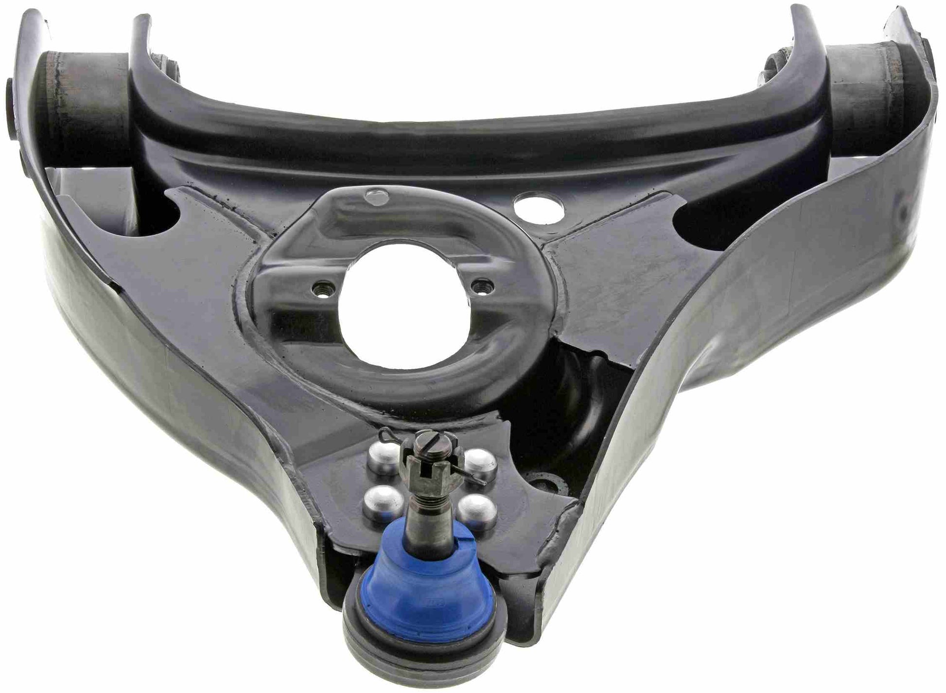 Front View of Front Left Suspension Control Arm and Ball Joint Assembly MEVOTECH CMS25194