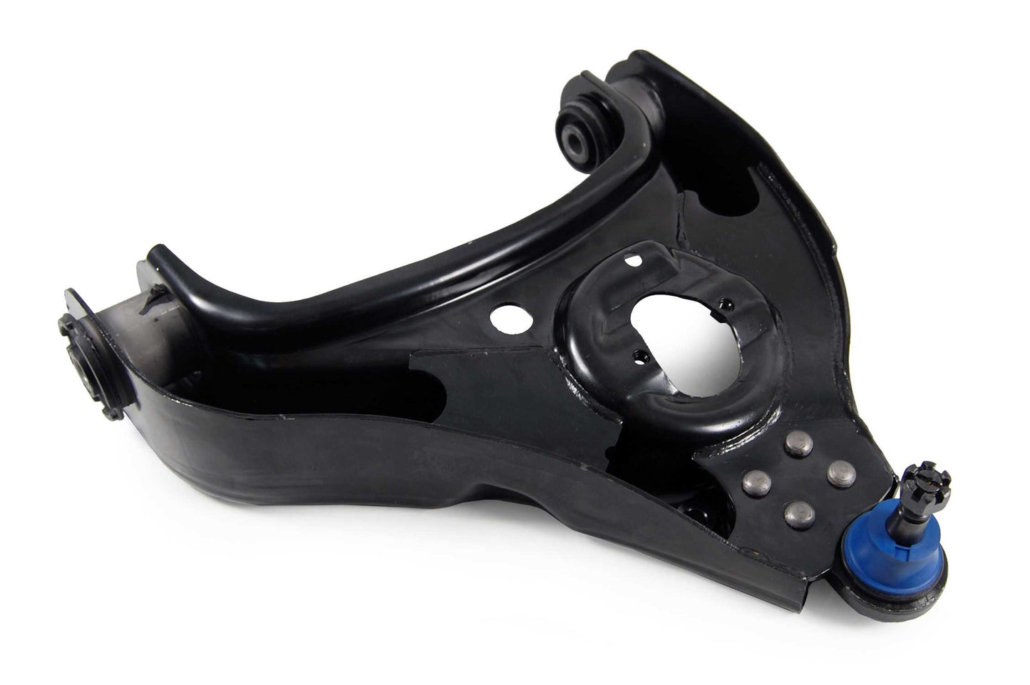 Front View of Front Right Suspension Control Arm and Ball Joint Assembly MEVOTECH CMS25195