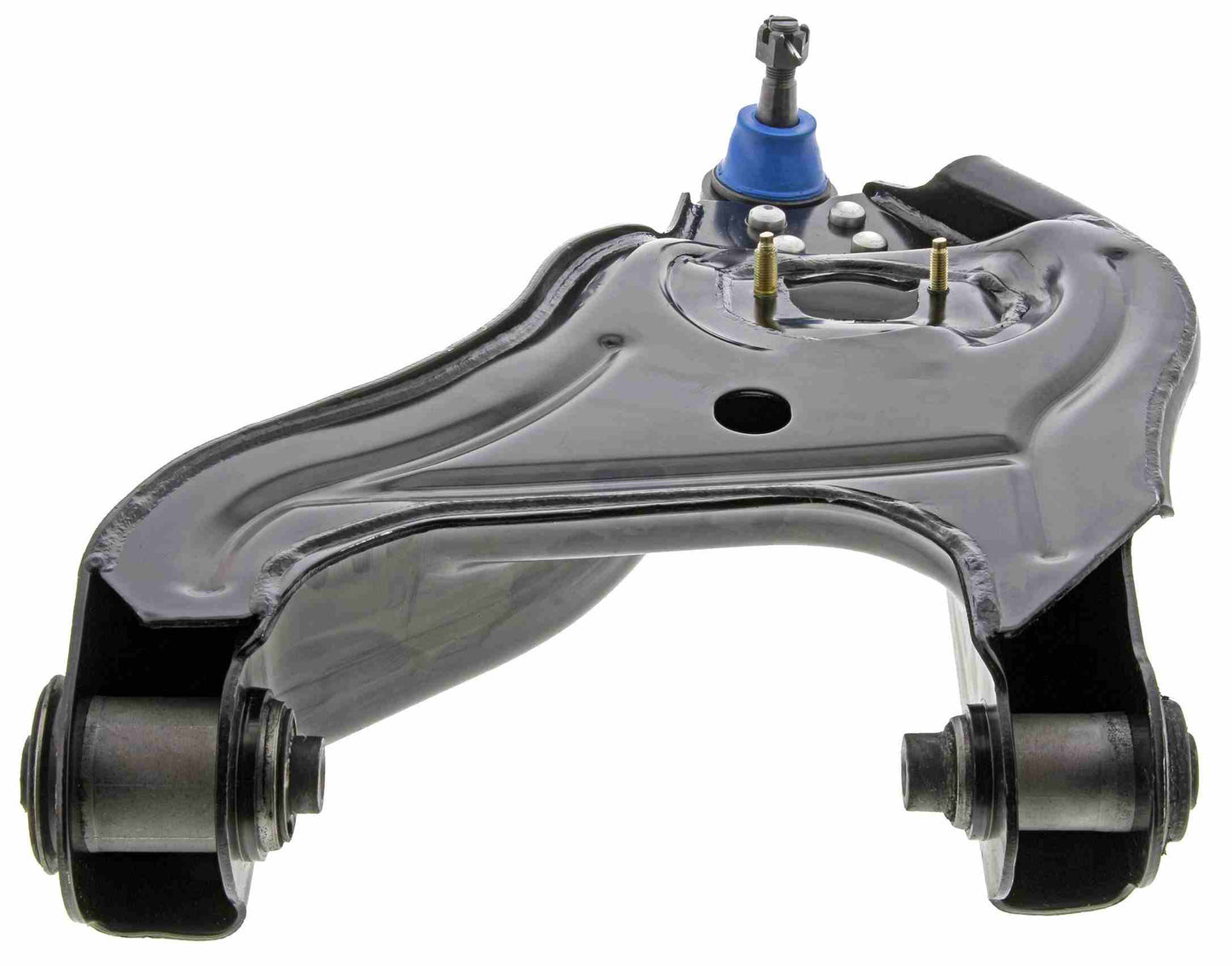 Angle View of Front Right Suspension Control Arm and Ball Joint Assembly MEVOTECH CMS25197