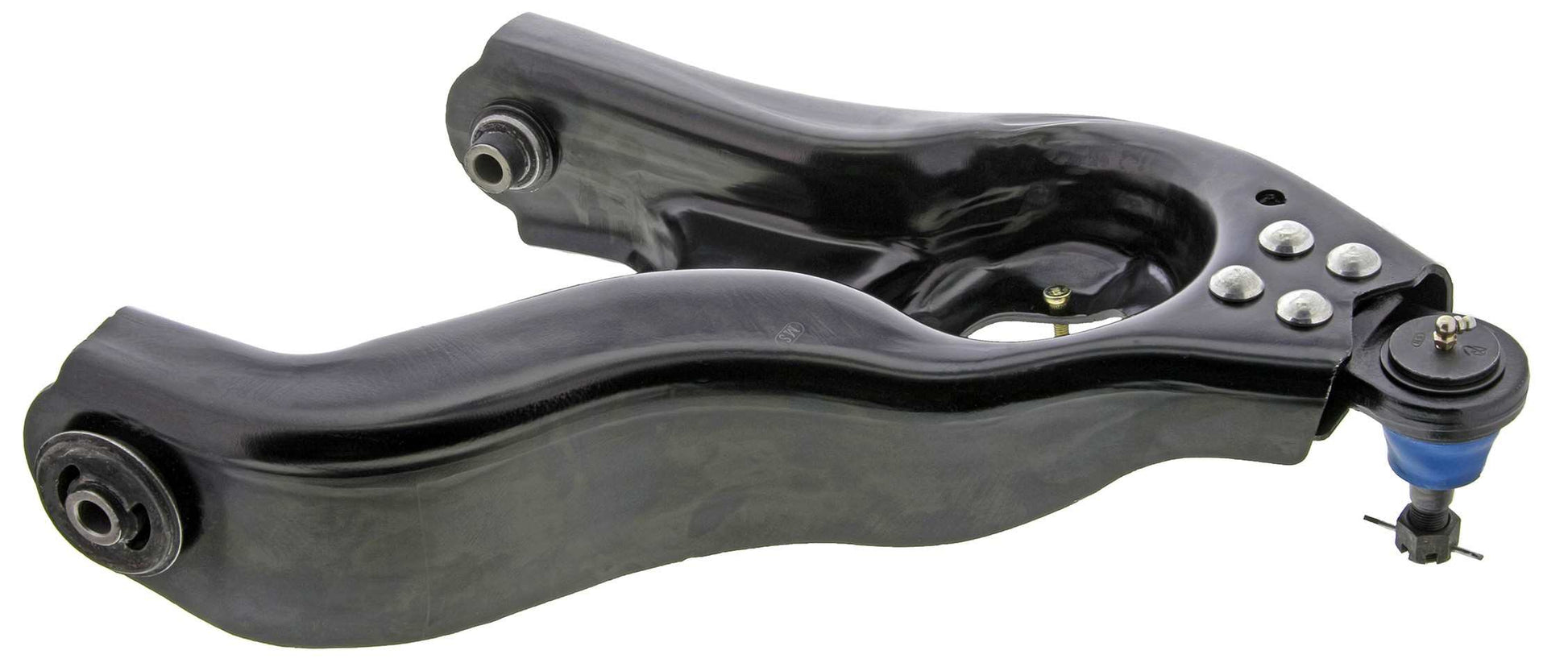 Bottom View of Front Right Suspension Control Arm and Ball Joint Assembly MEVOTECH CMS25197