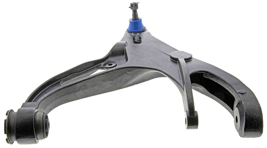 Angle View of Front Left Suspension Control Arm and Ball Joint Assembly MEVOTECH CMS25198