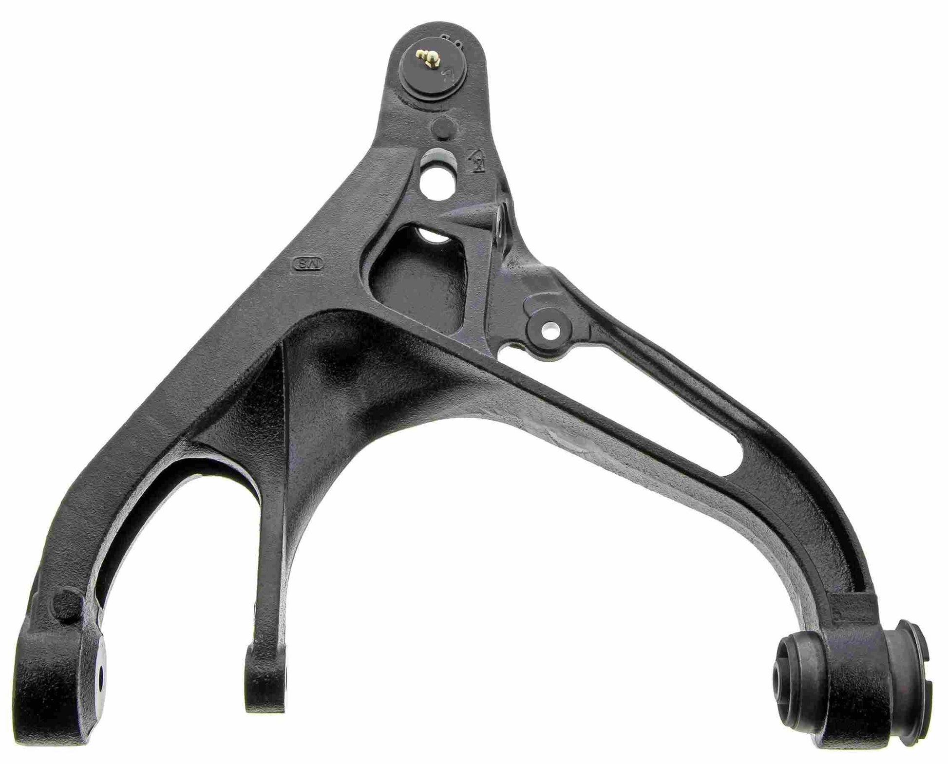 Back View of Front Left Suspension Control Arm and Ball Joint Assembly MEVOTECH CMS25198