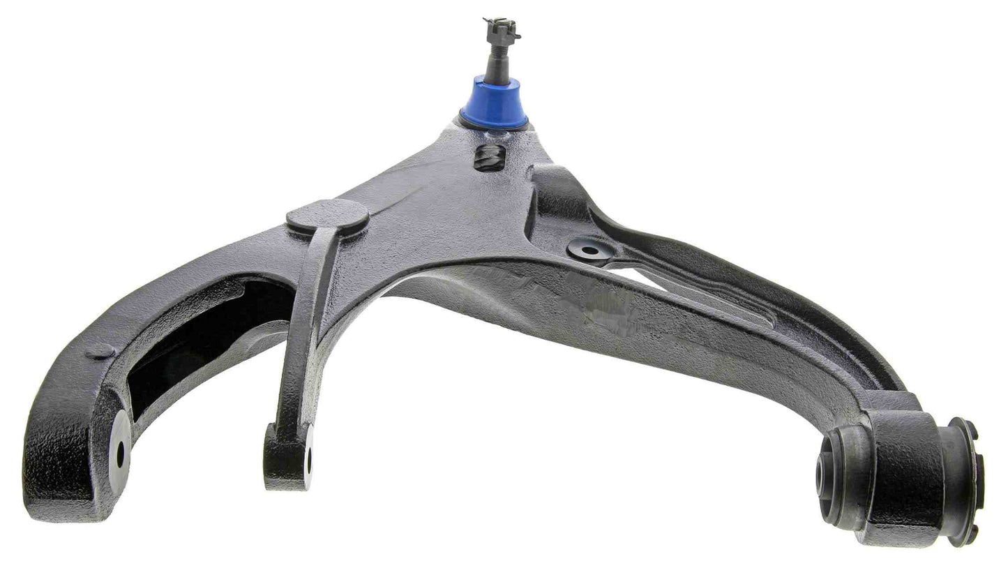 Angle View of Front Right Suspension Control Arm and Ball Joint Assembly MEVOTECH CMS25199