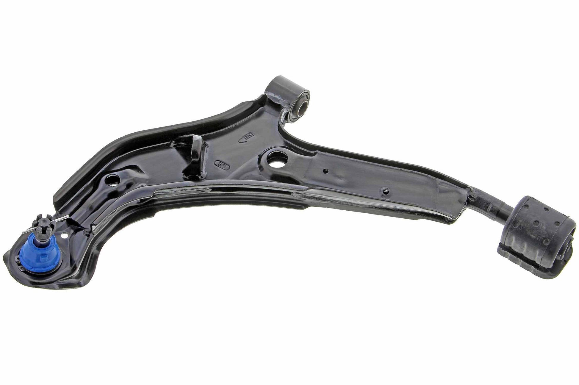 Front View of Front Left Suspension Control Arm and Ball Joint Assembly MEVOTECH CMS30100