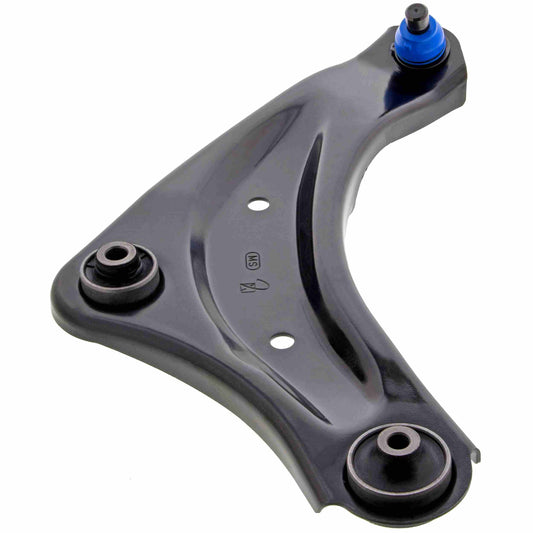 Angle View of Front Right Suspension Control Arm and Ball Joint Assembly MEVOTECH CMS301018