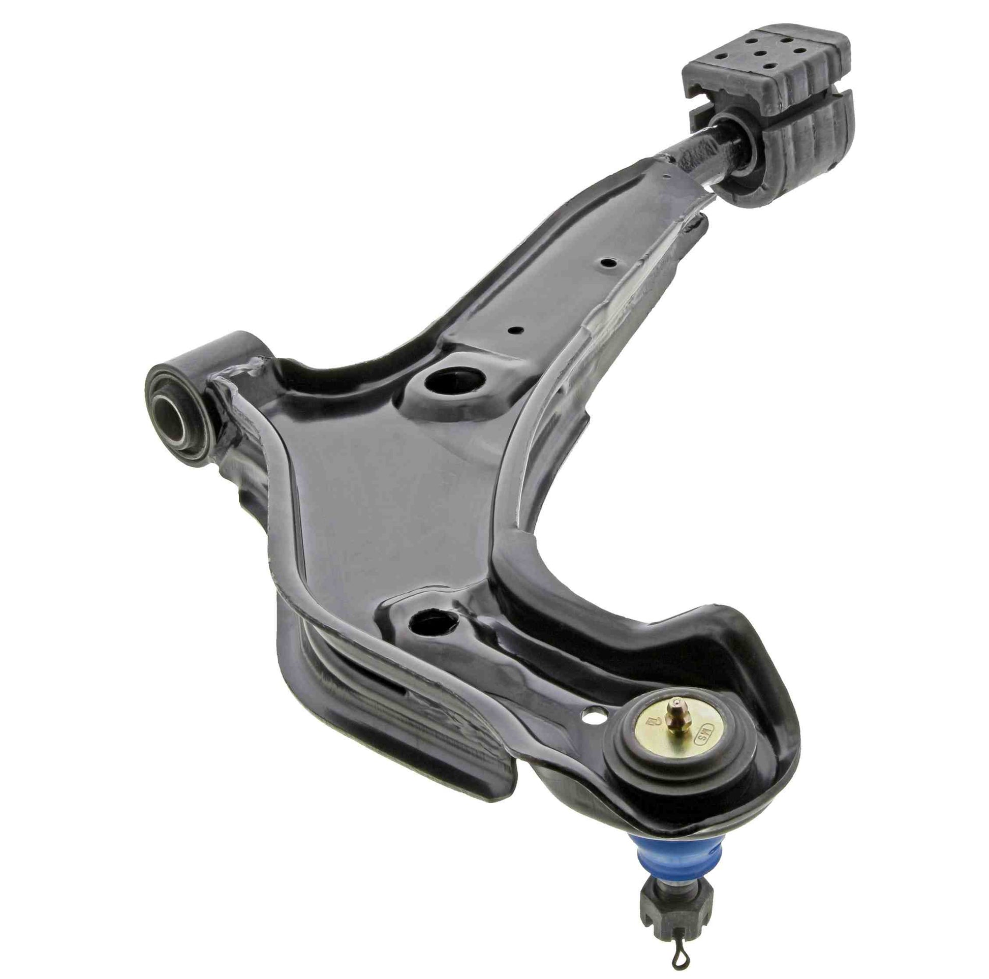 Bottom View of Front Right Suspension Control Arm and Ball Joint Assembly MEVOTECH CMS30101