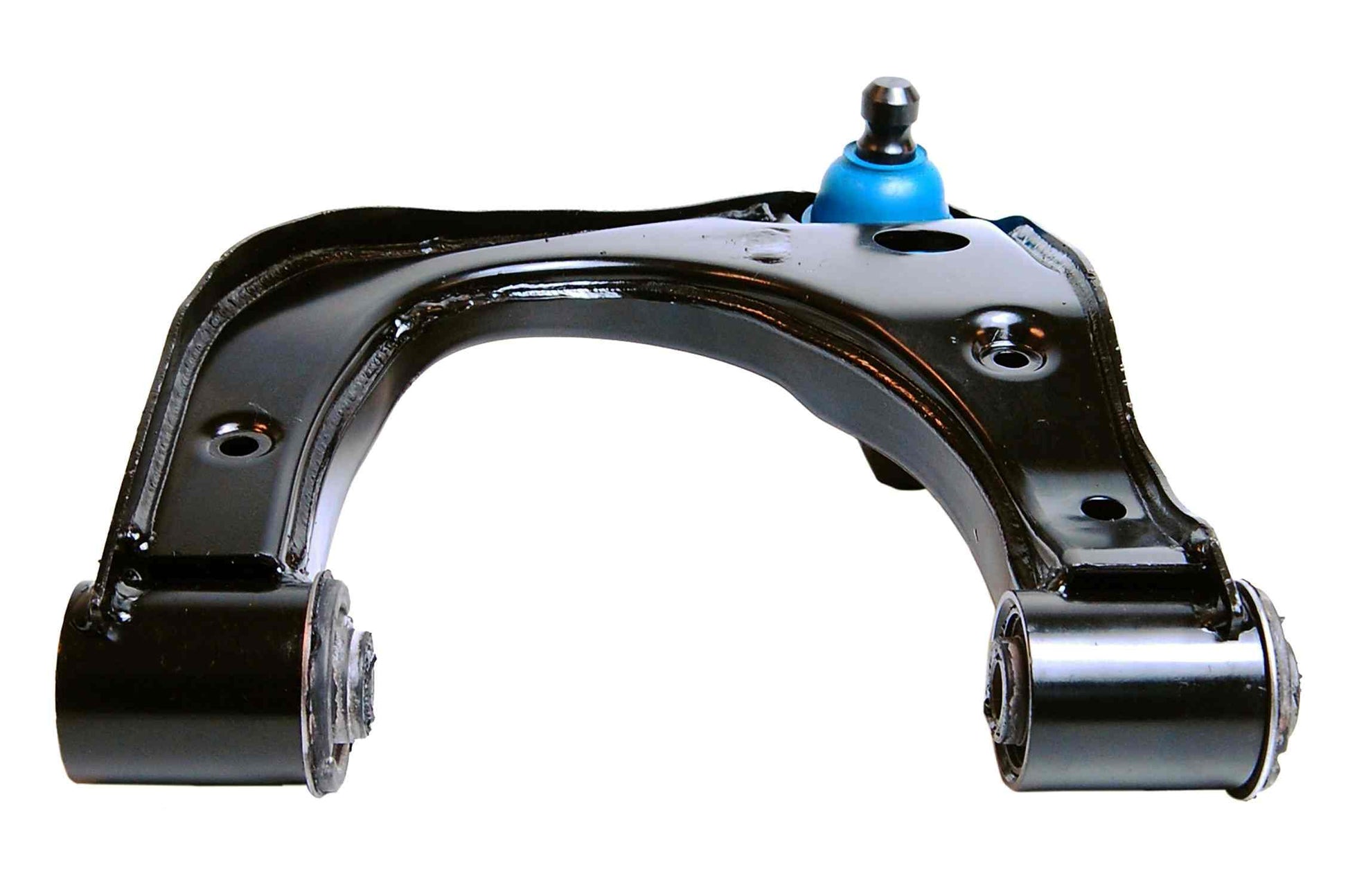 Angle View of Rear Upper Left Suspension Control Arm and Ball Joint Assembly MEVOTECH CMS301100