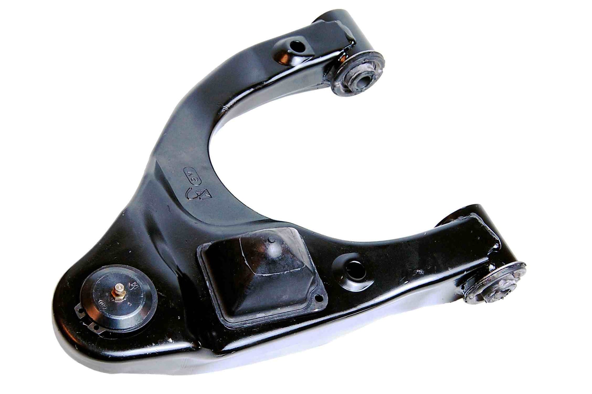 Back View of Rear Upper Left Suspension Control Arm and Ball Joint Assembly MEVOTECH CMS301100