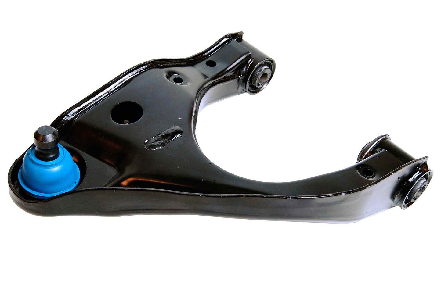 Front View of Rear Upper Left Suspension Control Arm and Ball Joint Assembly MEVOTECH CMS301100