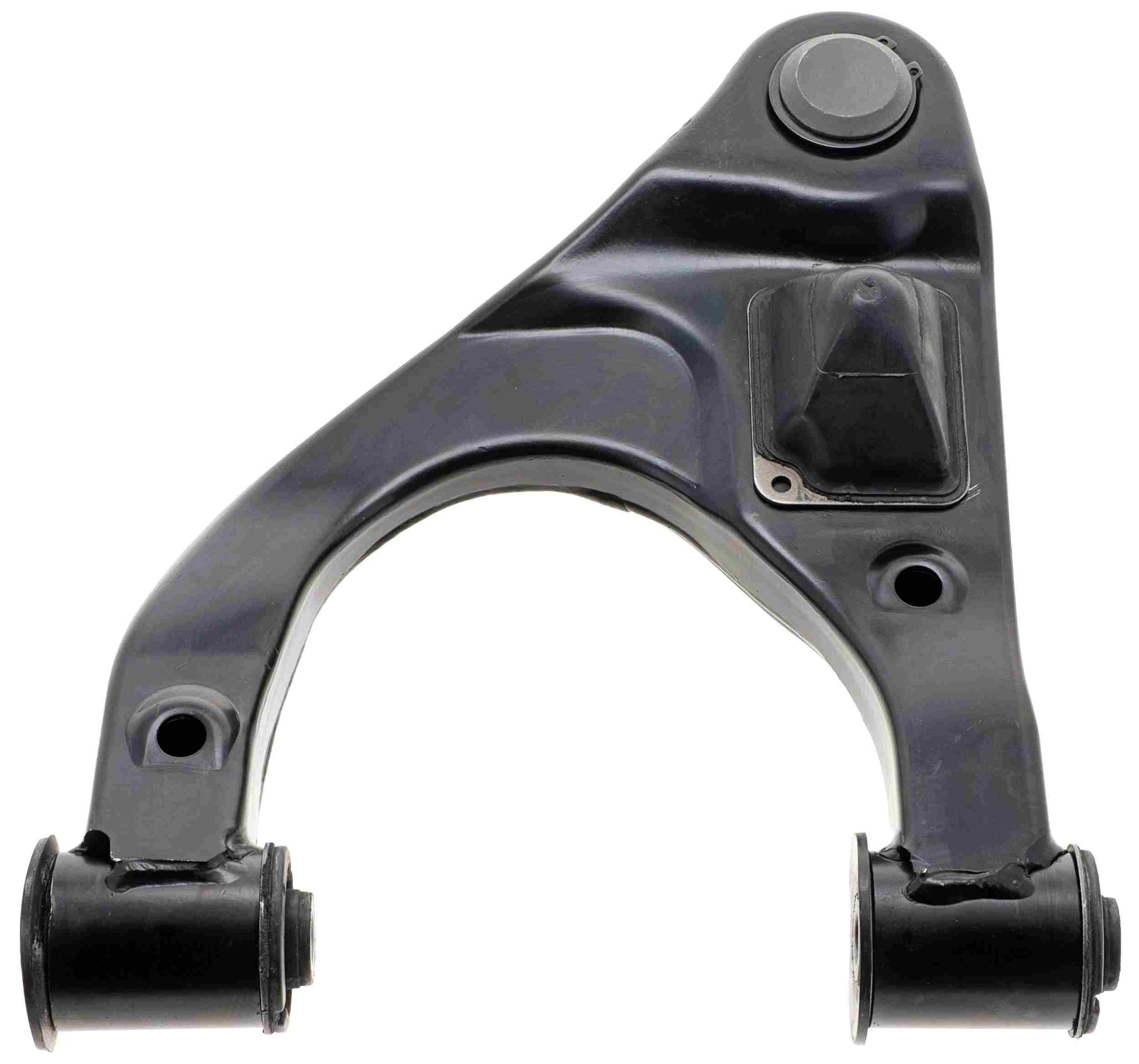 Back View of Rear Upper Right Suspension Control Arm and Ball Joint Assembly MEVOTECH CMS301101