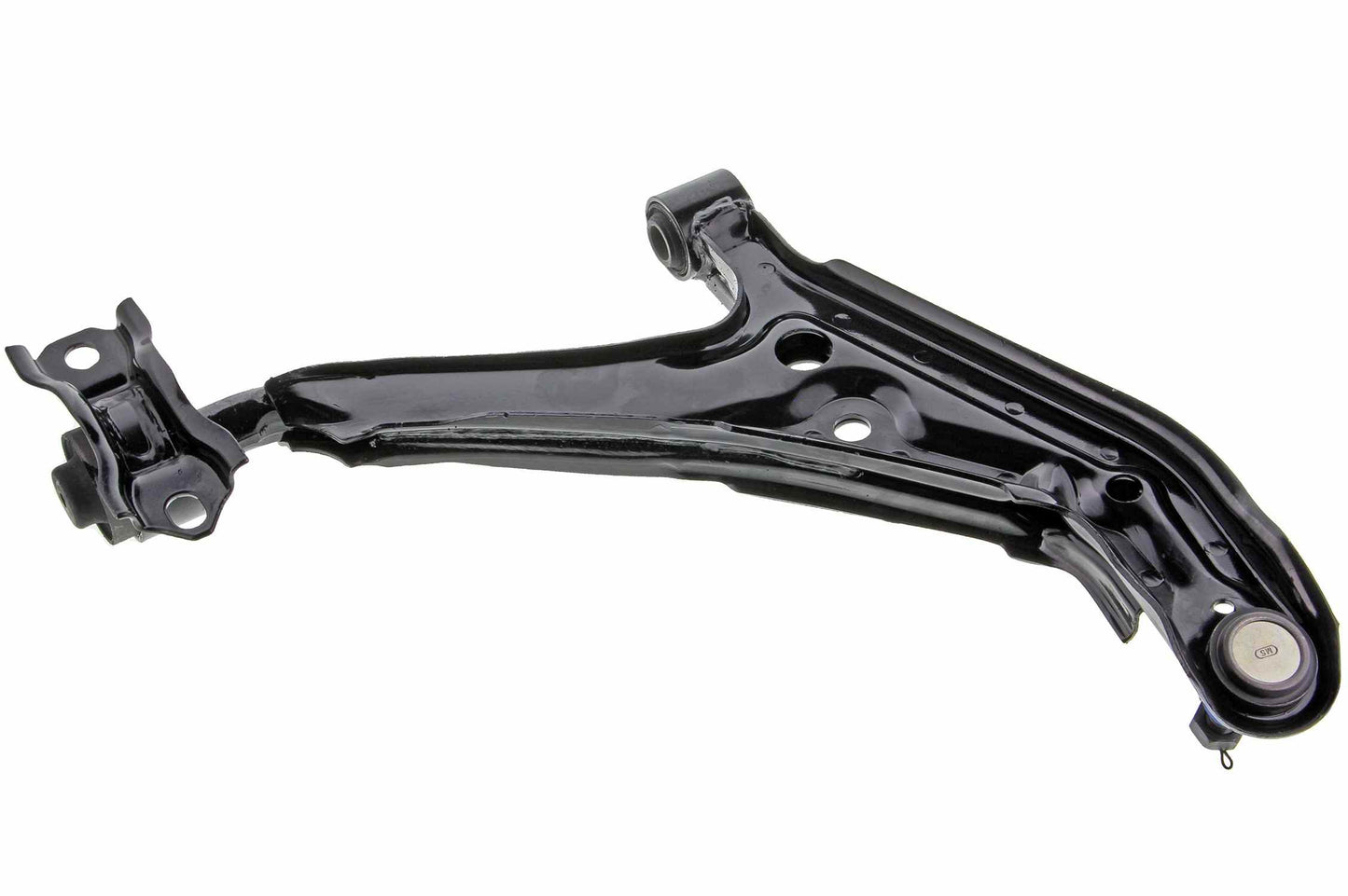 Back View of Front Left Suspension Control Arm and Ball Joint Assembly MEVOTECH CMS30110