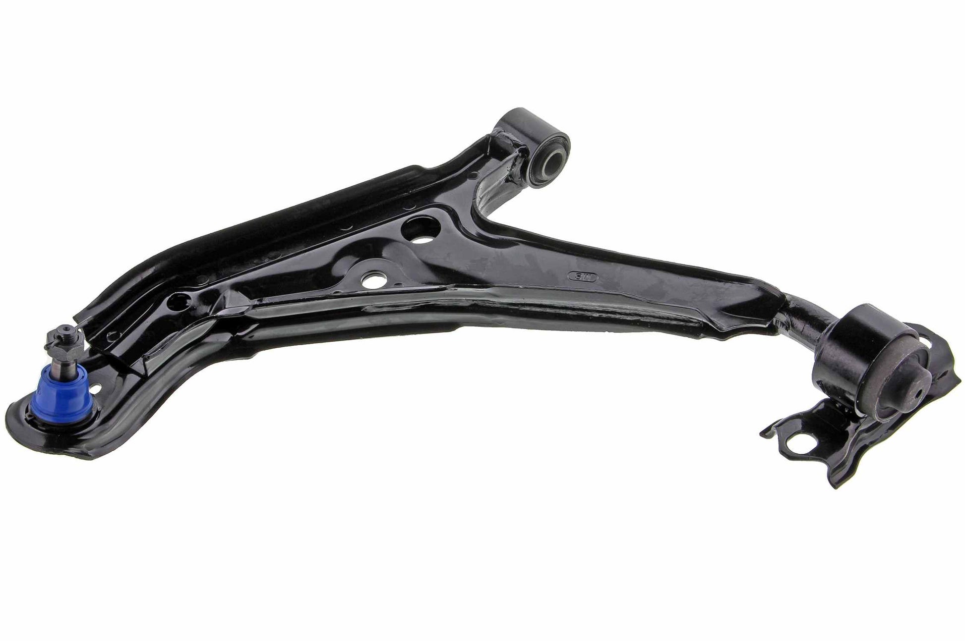 Front View of Front Left Suspension Control Arm and Ball Joint Assembly MEVOTECH CMS30110