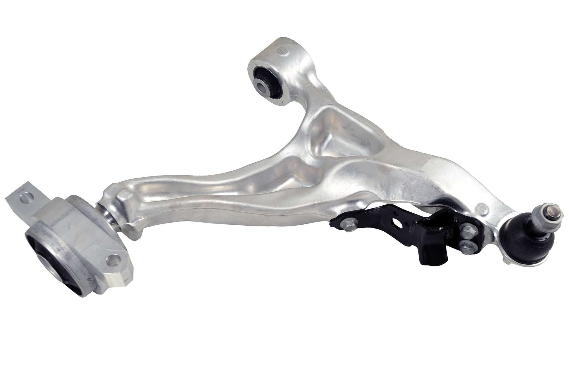 Front View of Front Left Suspension Control Arm and Ball Joint Assembly MEVOTECH CMS301111