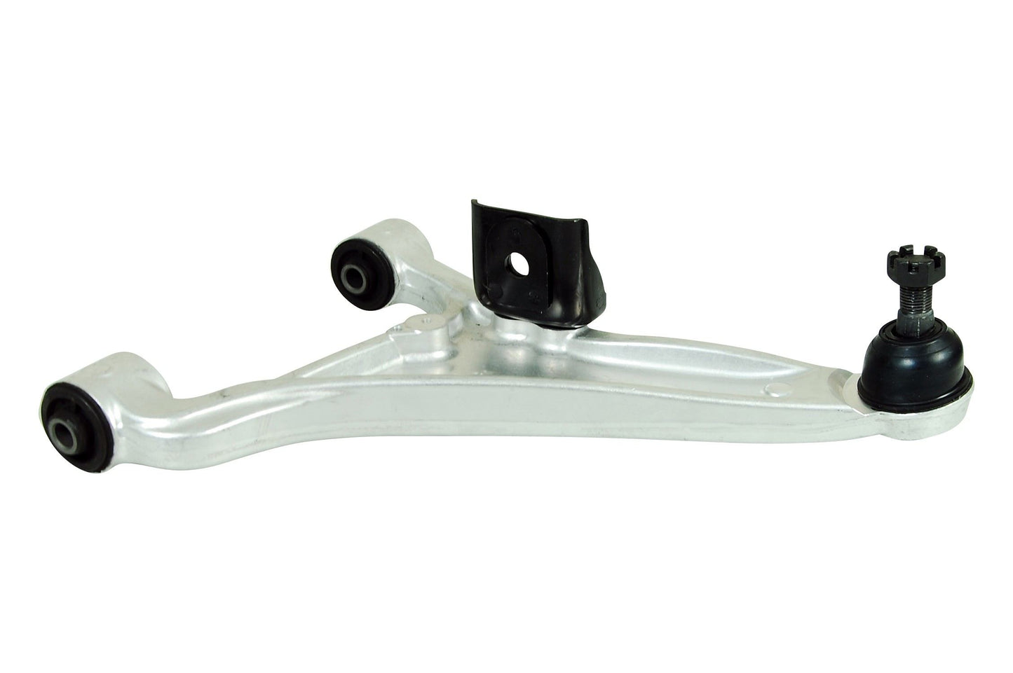 Side View of Rear Upper Left Suspension Control Arm and Ball Joint Assembly MEVOTECH CMS301119