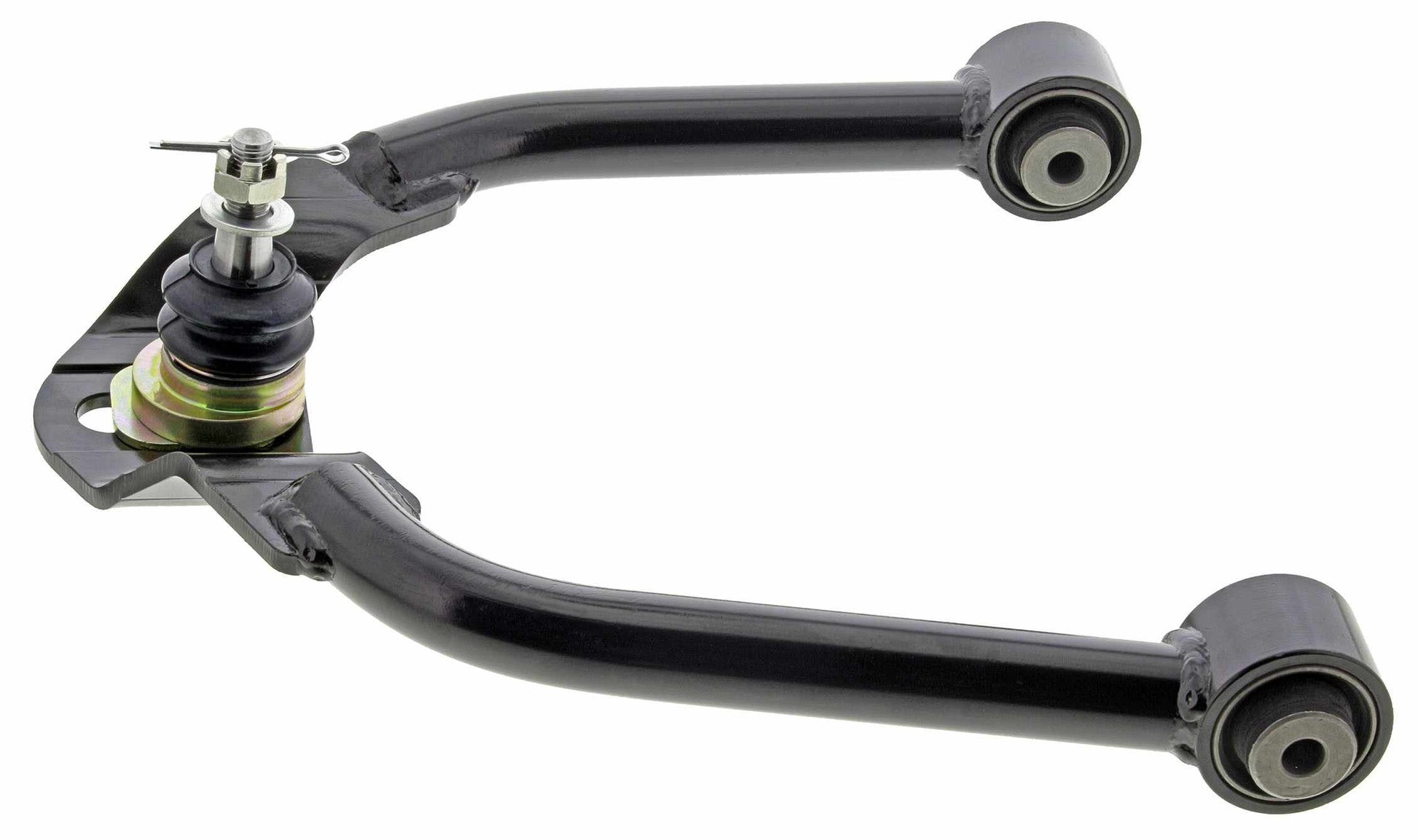 Side View of Front Upper Left Suspension Control Arm and Ball Joint Assembly MEVOTECH CMS301146