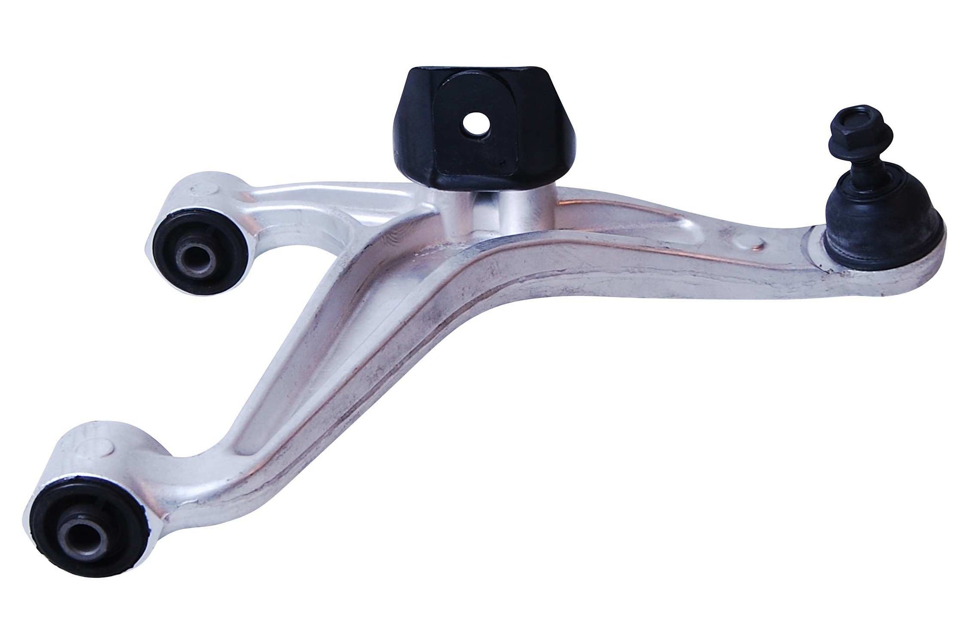 Side View of Rear Upper Left Suspension Control Arm and Ball Joint Assembly MEVOTECH CMS301163