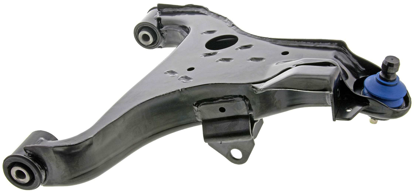 Side View of Front Right Suspension Control Arm and Ball Joint Assembly MEVOTECH CMS30117