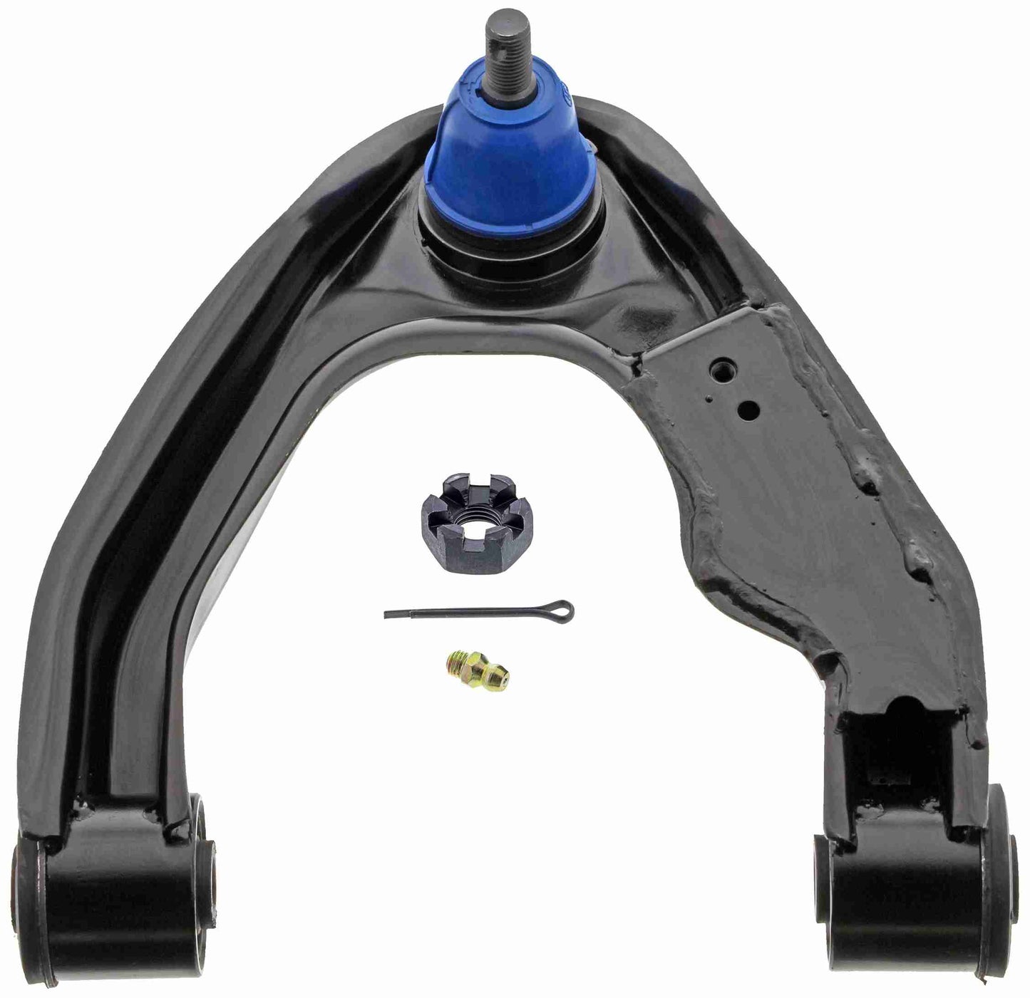 Front View of Front Upper Right Suspension Control Arm and Ball Joint Assembly MEVOTECH CMS30119