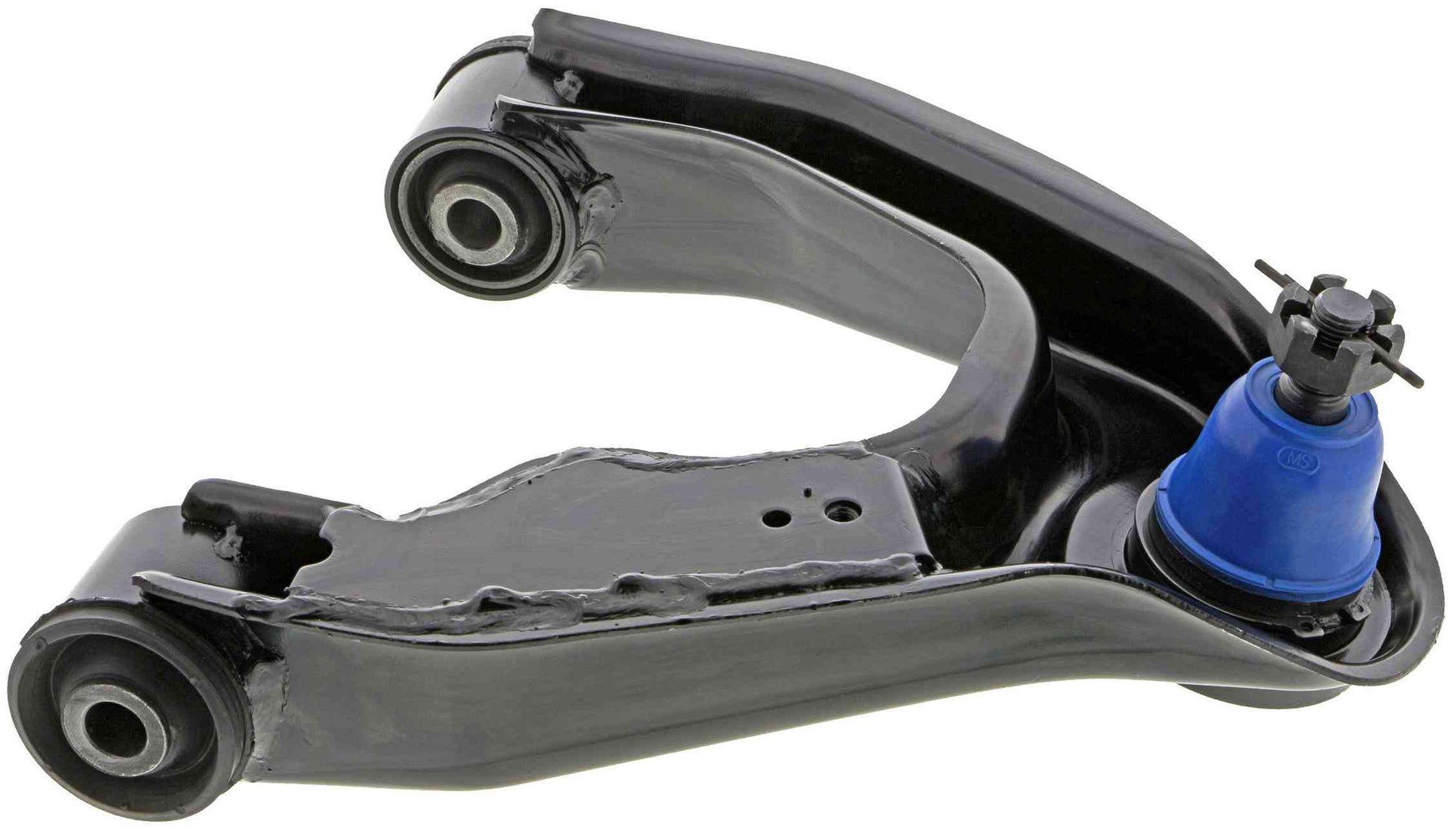 Side View of Front Upper Right Suspension Control Arm and Ball Joint Assembly MEVOTECH CMS30119