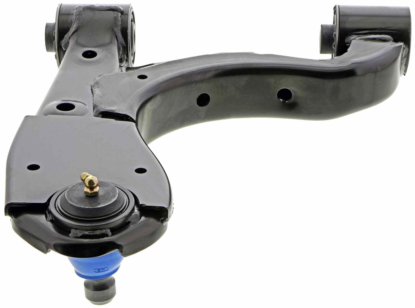 Back View of Rear Upper Right Suspension Control Arm and Ball Joint Assembly MEVOTECH CMS301207