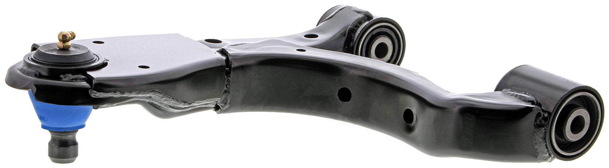 Bottom View of Rear Upper Right Suspension Control Arm and Ball Joint Assembly MEVOTECH CMS301207