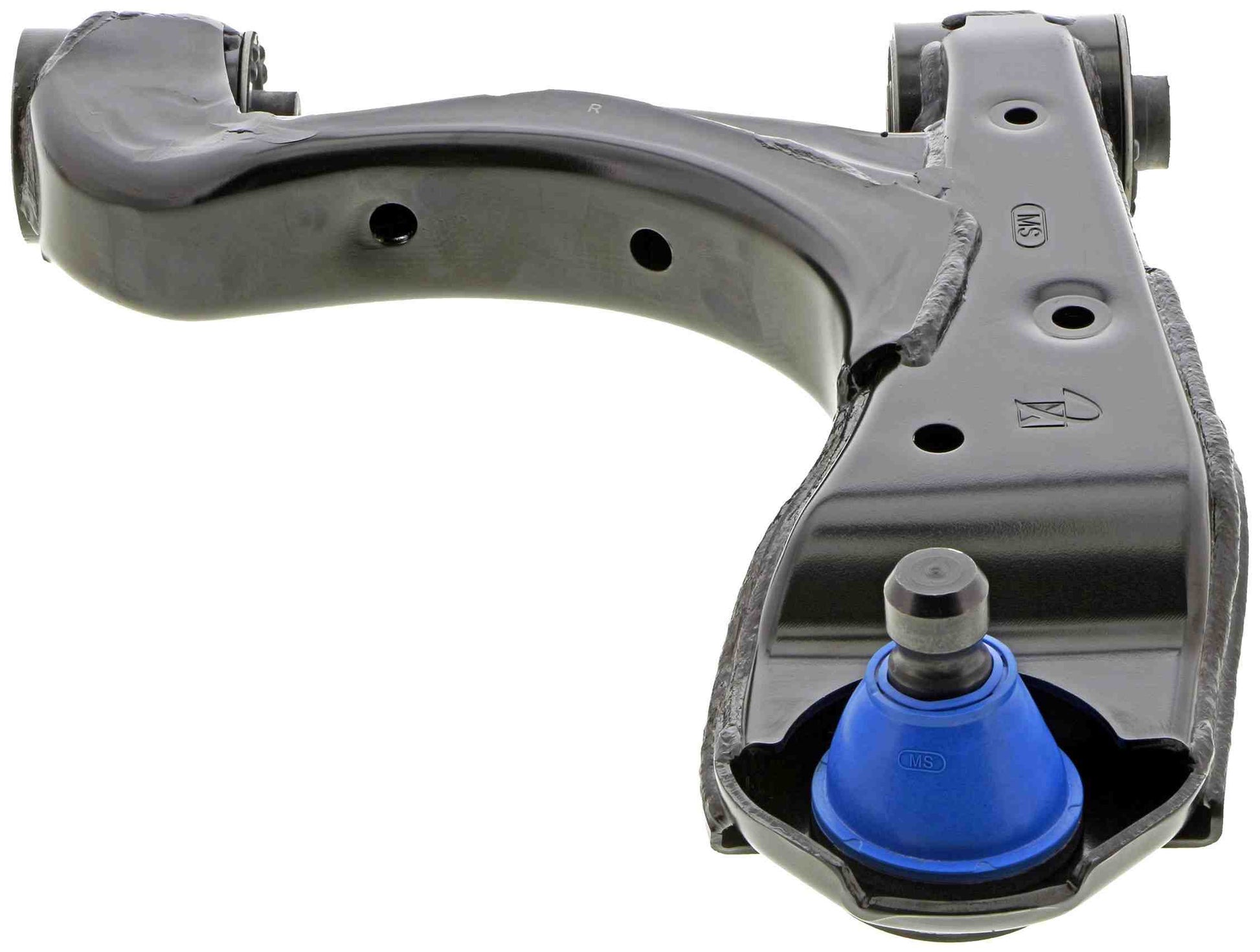 Front View of Rear Upper Right Suspension Control Arm and Ball Joint Assembly MEVOTECH CMS301207