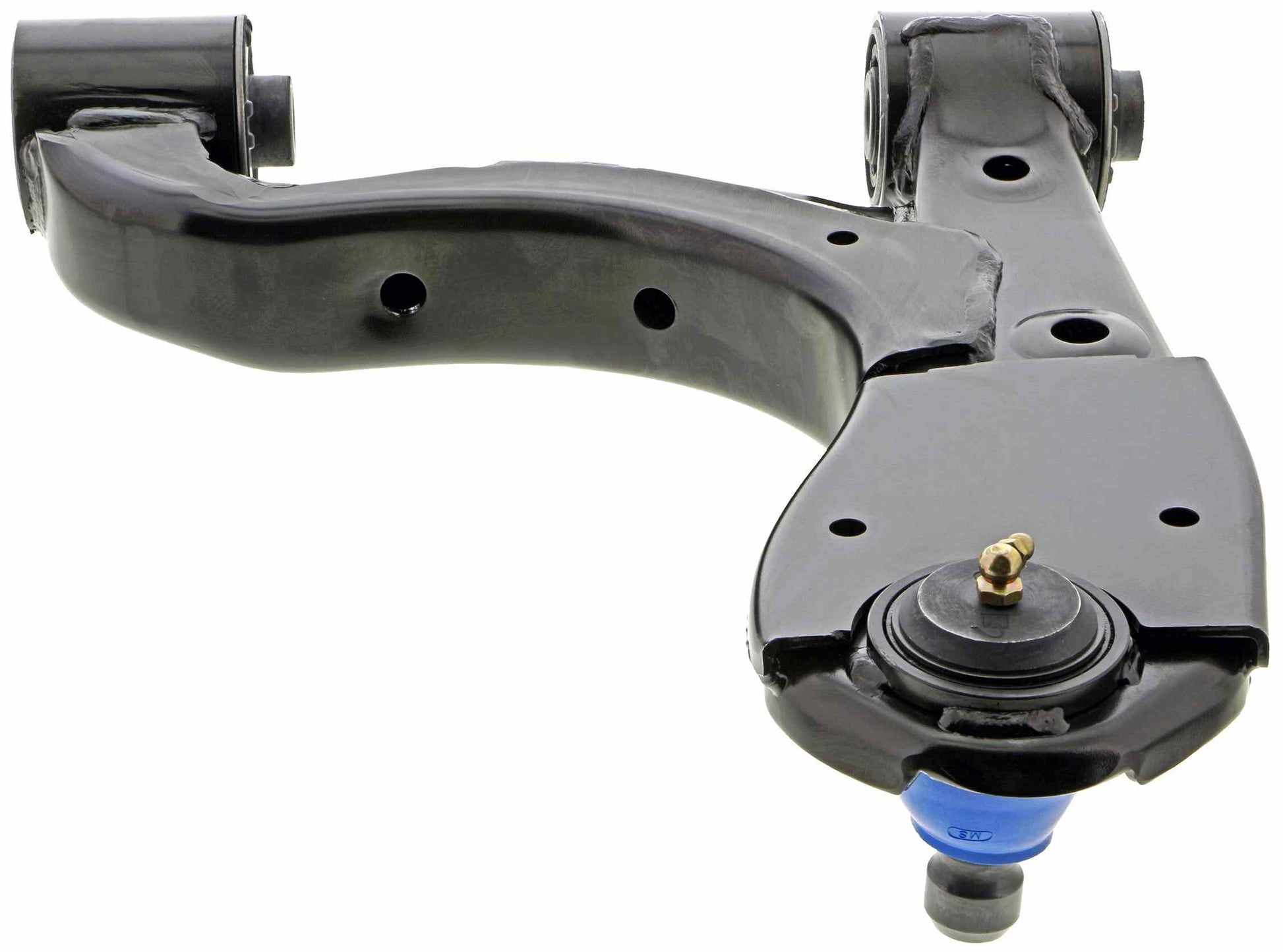 Back View of Rear Upper Left Suspension Control Arm and Ball Joint Assembly MEVOTECH CMS301208