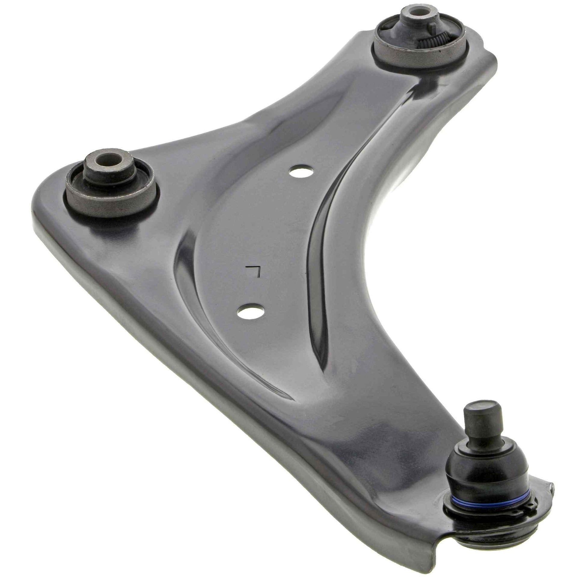 Front View of Front Left Suspension Control Arm and Ball Joint Assembly MEVOTECH CMS301223