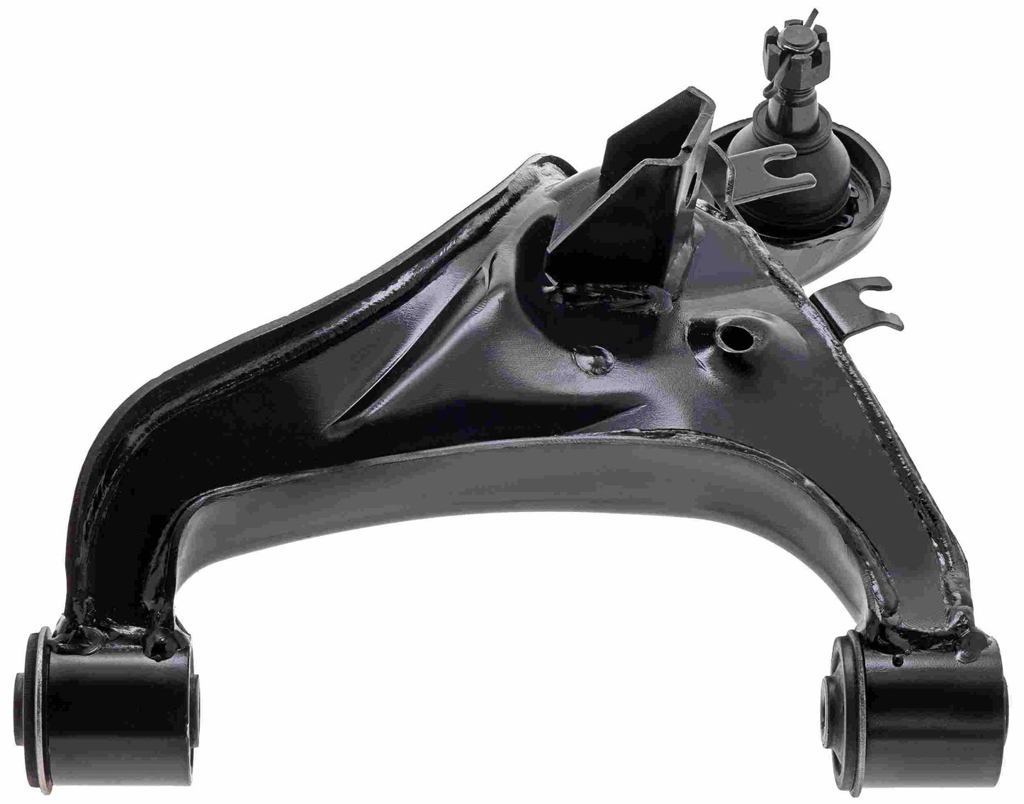 Angle View of Rear Upper Right Suspension Control Arm and Ball Joint Assembly MEVOTECH CMS30129