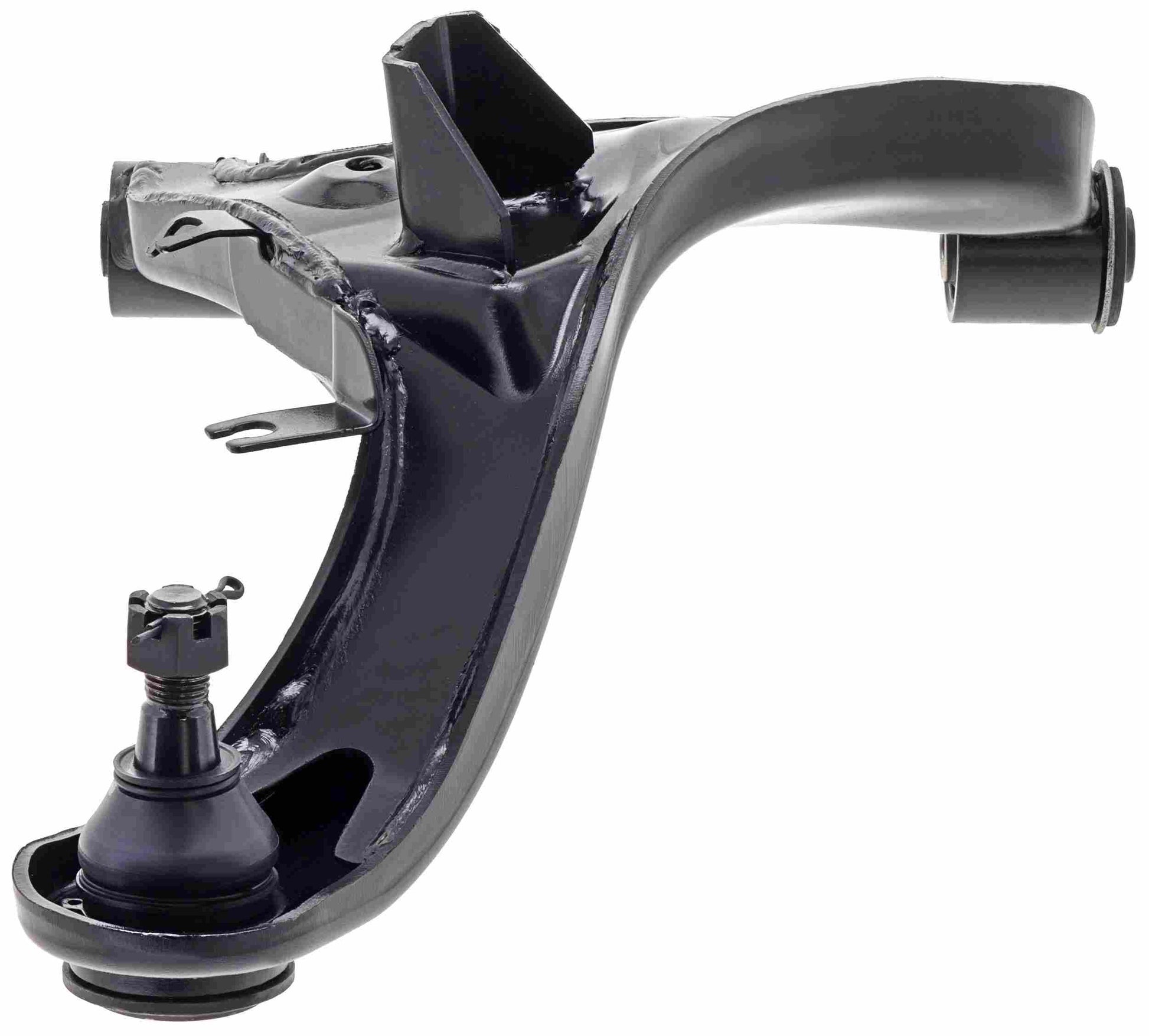 Front View of Rear Upper Right Suspension Control Arm and Ball Joint Assembly MEVOTECH CMS30129