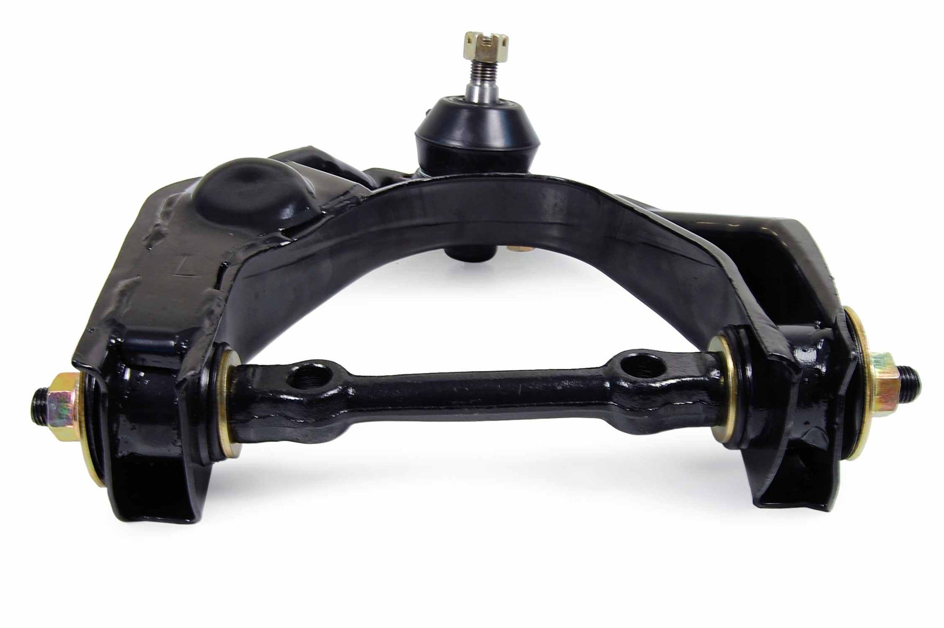 Angle View of Front Upper Left Suspension Control Arm and Ball Joint Assembly MEVOTECH CMS30141