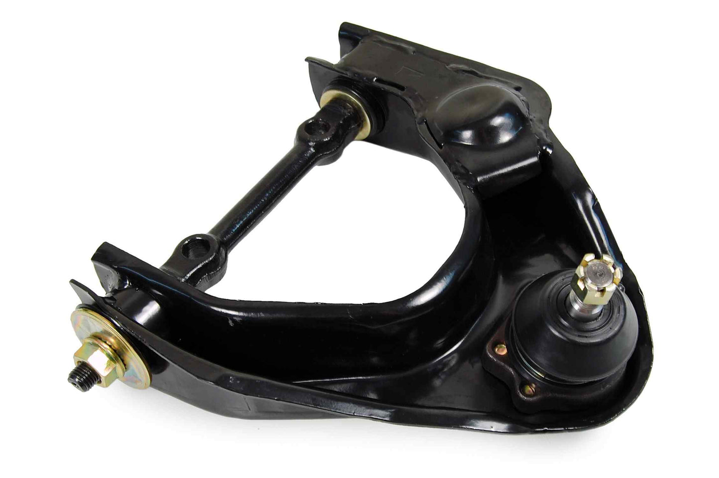 Front View of Front Upper Left Suspension Control Arm and Ball Joint Assembly MEVOTECH CMS30141