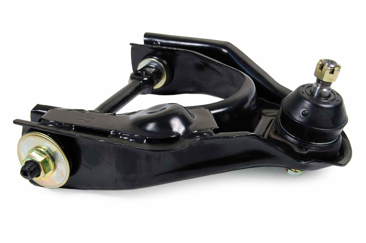 Side View of Front Upper Right Suspension Control Arm and Ball Joint Assembly MEVOTECH CMS30142