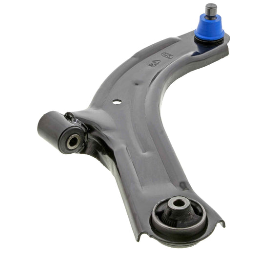 Angle View of Front Right Suspension Control Arm and Ball Joint Assembly MEVOTECH CMS30146