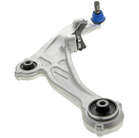 Angle View of Front Right Suspension Control Arm and Ball Joint Assembly MEVOTECH CMS30155