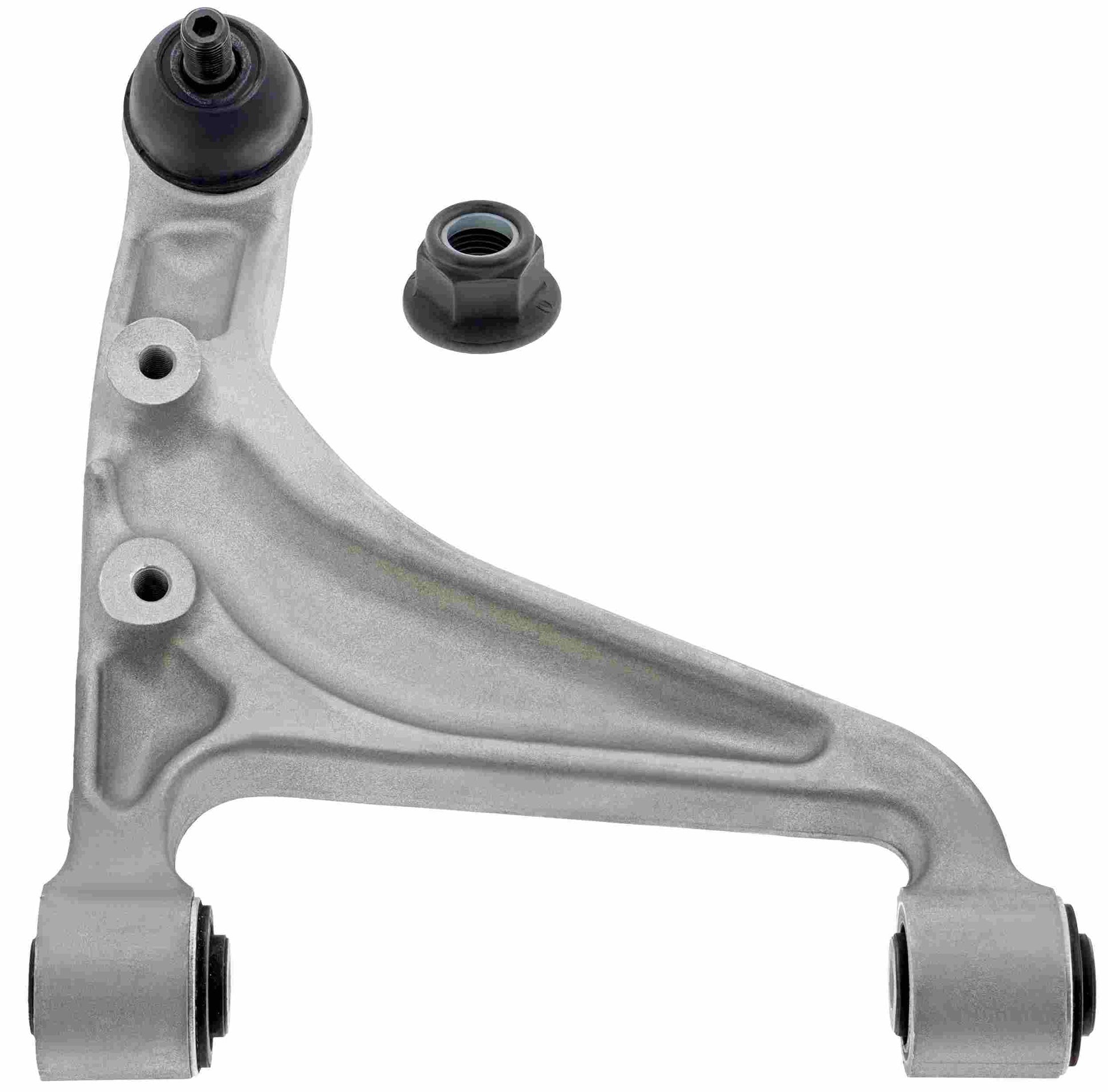 Front View of Rear Upper Left Suspension Control Arm and Ball Joint Assembly MEVOTECH CMS30167