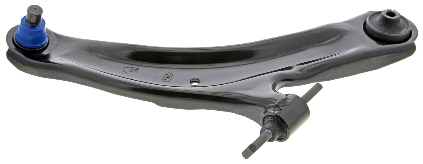 Side View of Front Right Suspension Control Arm and Ball Joint Assembly MEVOTECH CMS30195