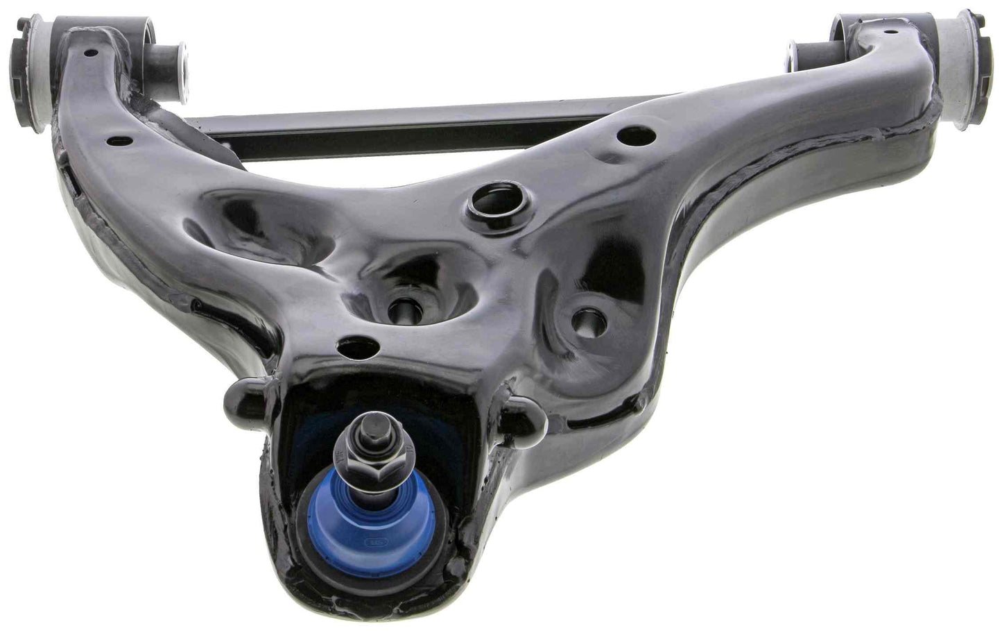 Front View of Front Left Suspension Control Arm and Ball Joint Assembly MEVOTECH CMS401114