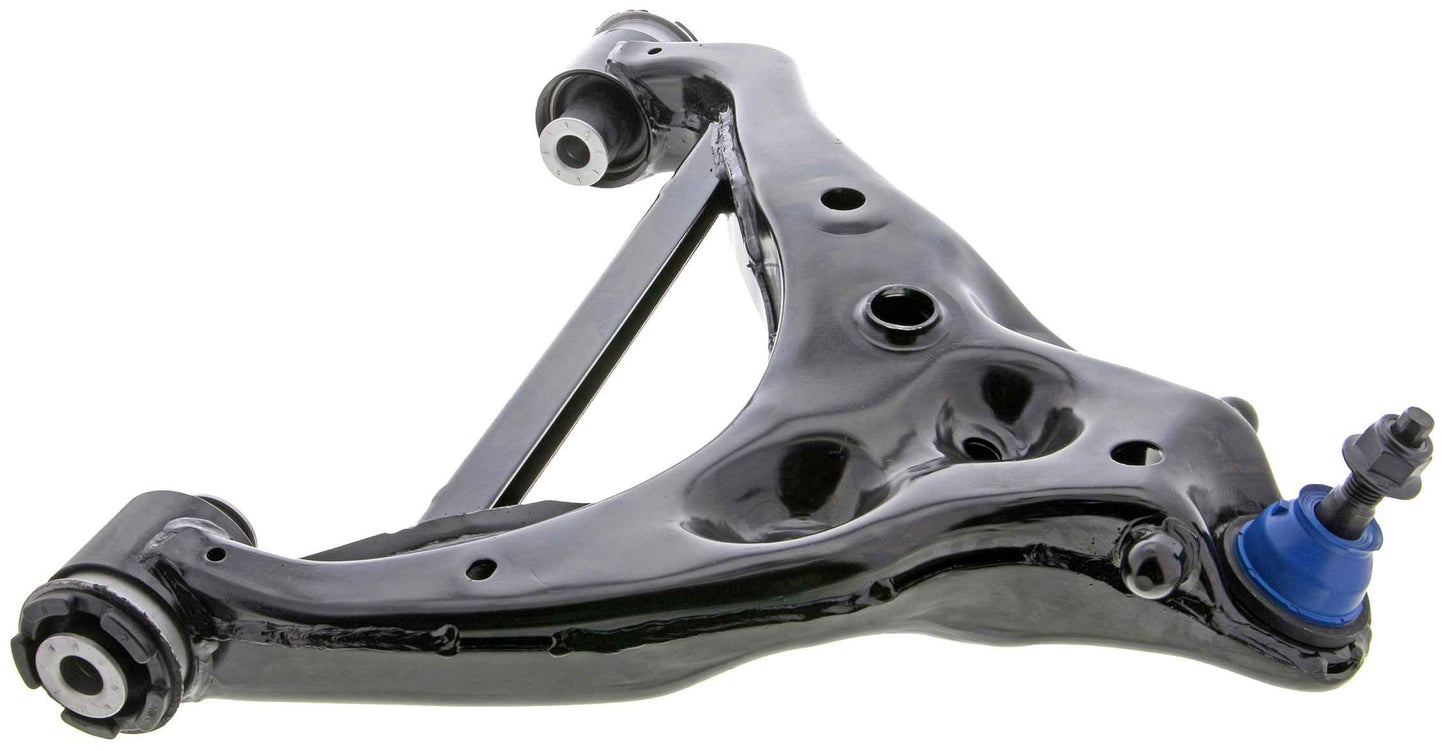 Side View of Front Left Suspension Control Arm and Ball Joint Assembly MEVOTECH CMS401114