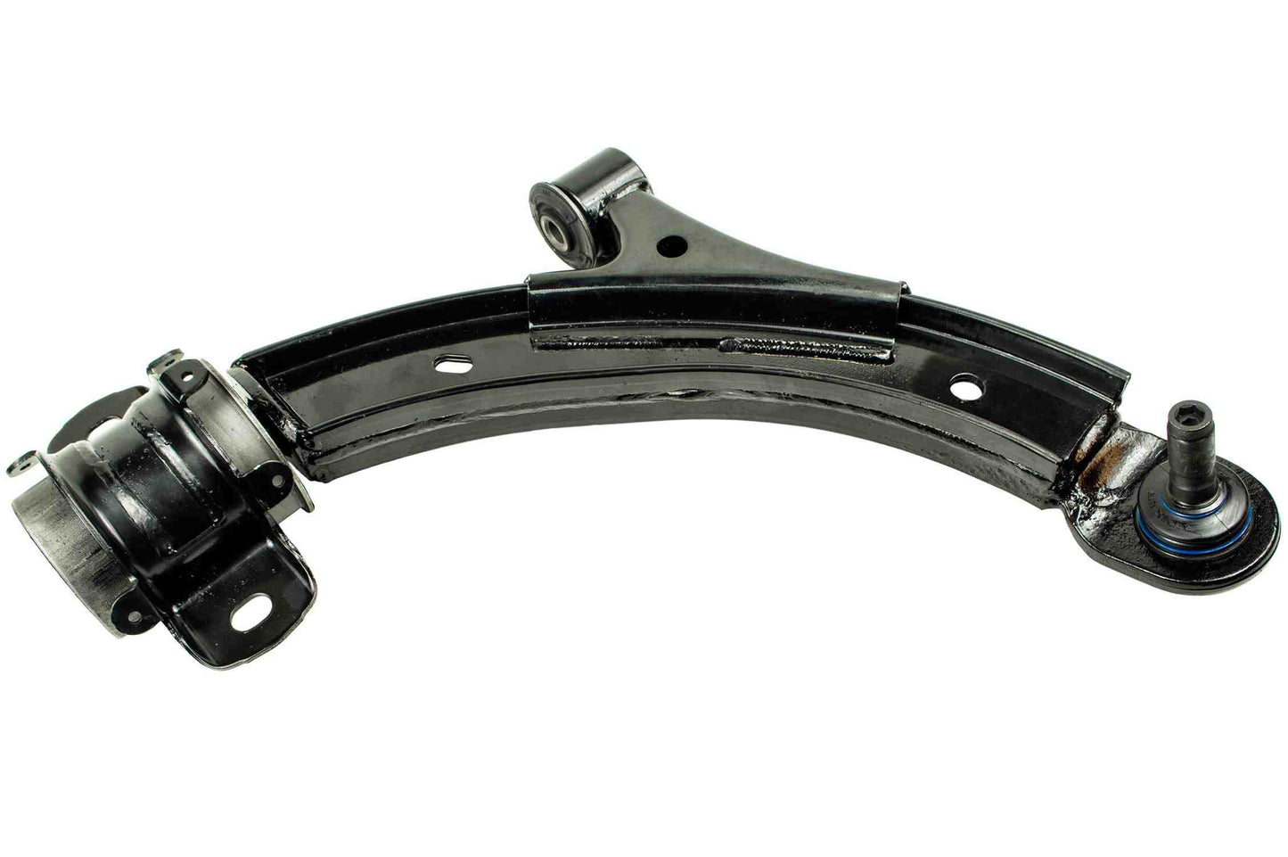 Front View of Front Right Suspension Control Arm and Ball Joint Assembly MEVOTECH CMS401148