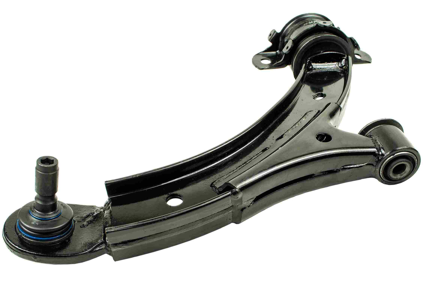 Side View of Front Right Suspension Control Arm and Ball Joint Assembly MEVOTECH CMS401148