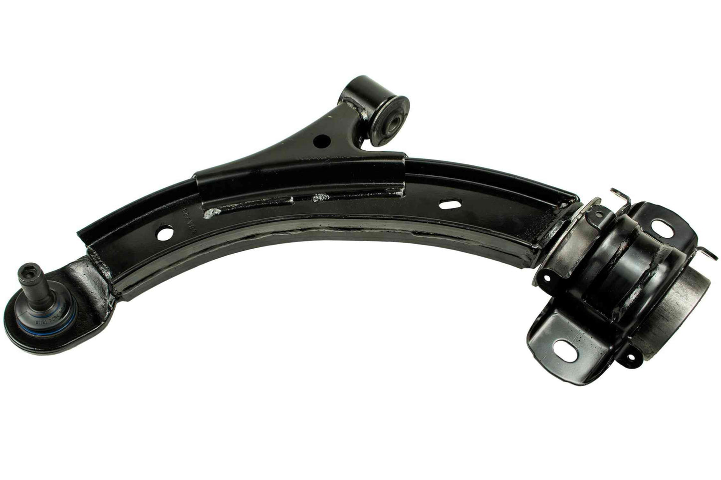 Front View of Front Left Suspension Control Arm and Ball Joint Assembly MEVOTECH CMS401149