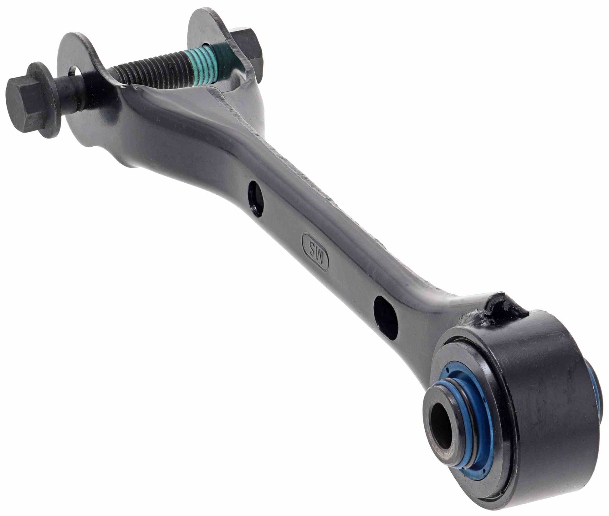 Back View of Rear Suspension Trailing Arm MEVOTECH CMS401213