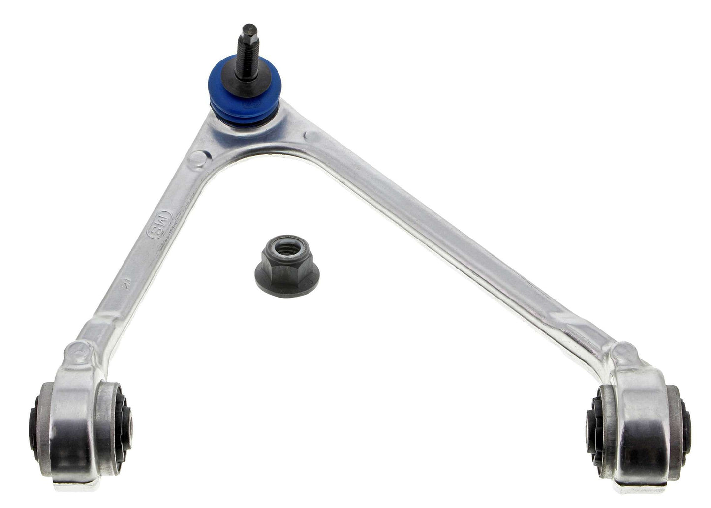 Front View of Front Upper Right Suspension Control Arm and Ball Joint Assembly MEVOTECH CMS40121