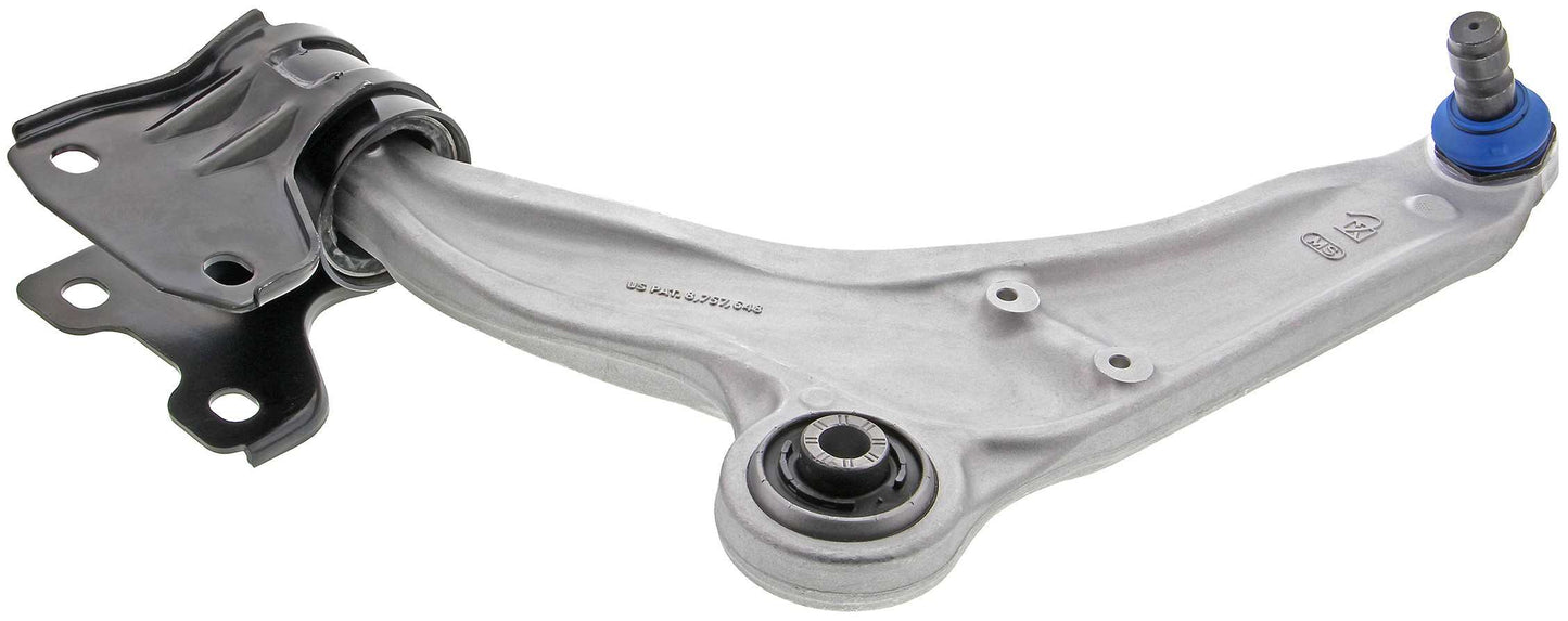 Side View of Front Left Suspension Control Arm and Ball Joint Assembly MEVOTECH CMS401247