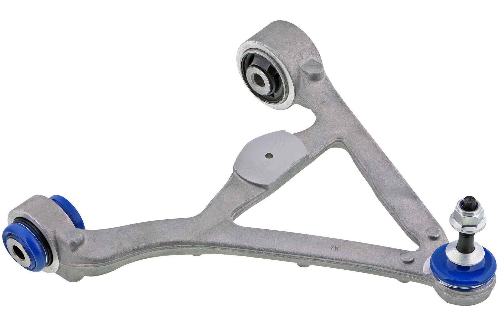 Front View of Rear Upper Left Suspension Control Arm and Ball Joint Assembly MEVOTECH CMS401255