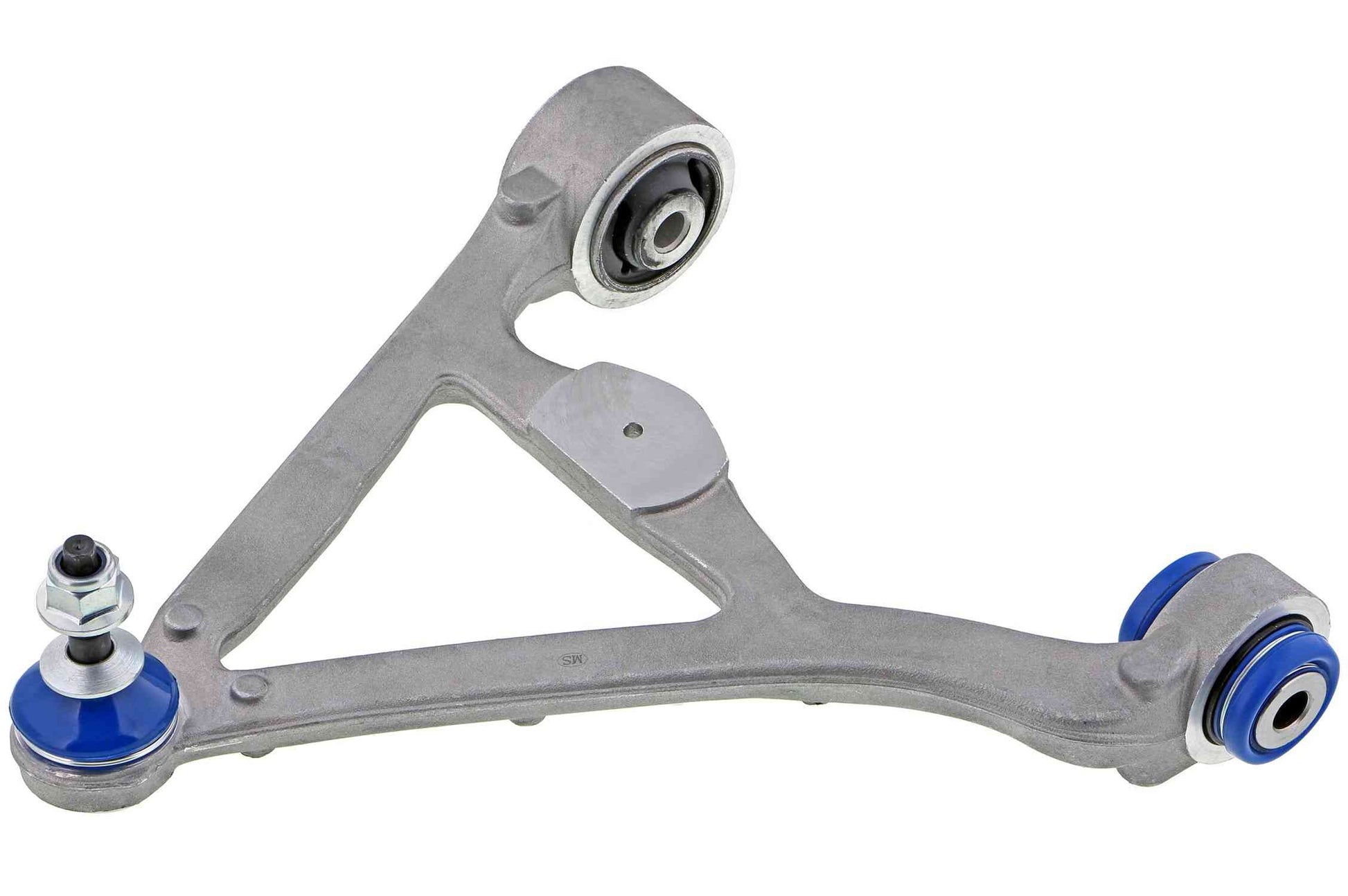 Front View of Rear Upper Right Suspension Control Arm and Ball Joint Assembly MEVOTECH CMS401256