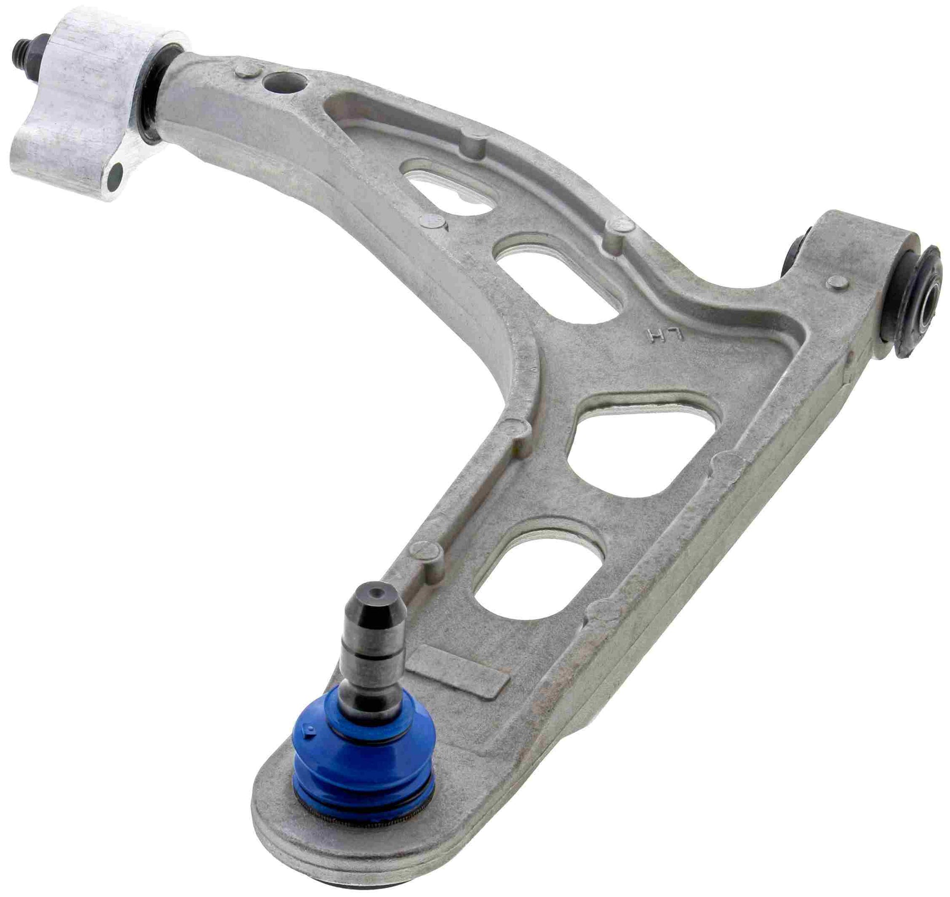 Front View of Rear Upper Left Suspension Control Arm and Ball Joint Assembly MEVOTECH CMS40126