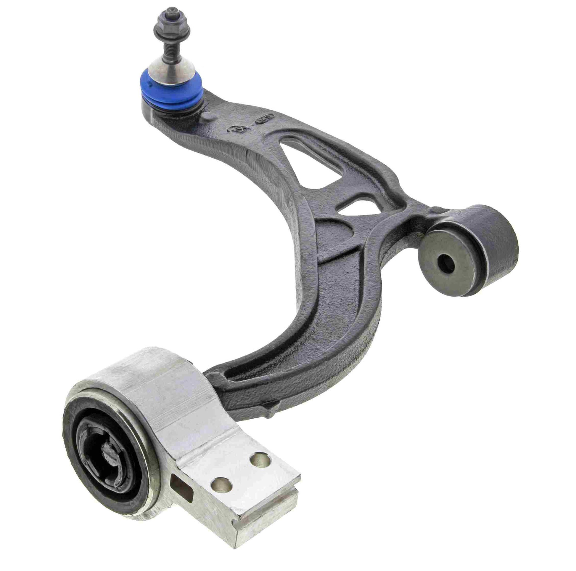 Angle View of Front Left Suspension Control Arm and Ball Joint Assembly MEVOTECH CMS40185