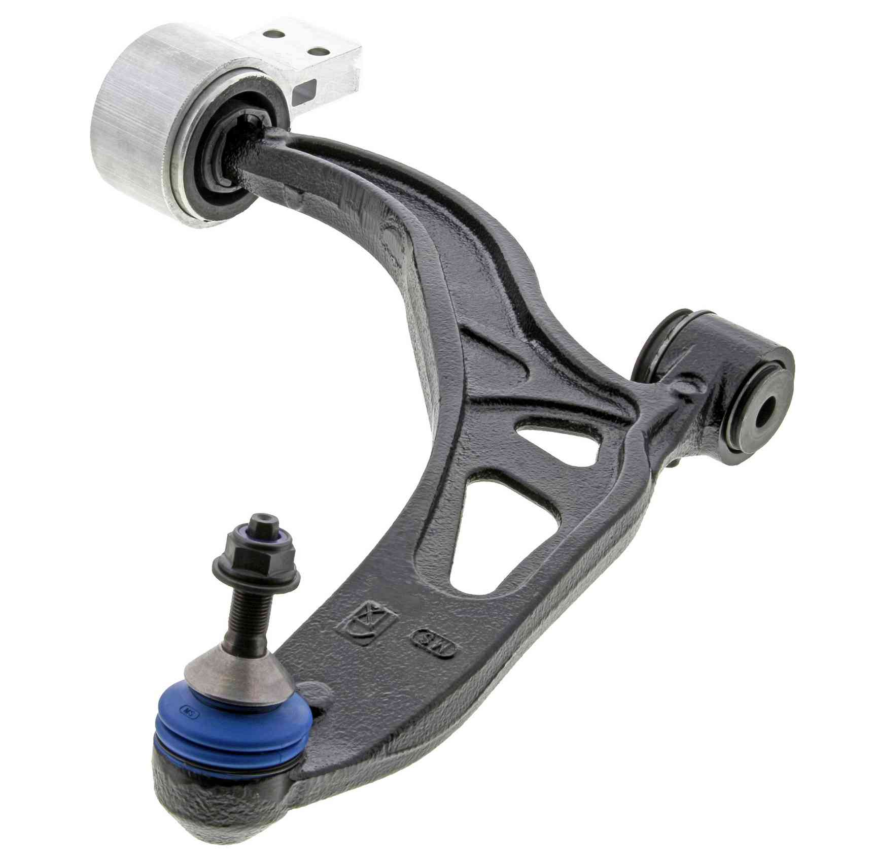 Front View of Front Right Suspension Control Arm and Ball Joint Assembly MEVOTECH CMS40186